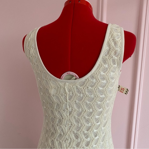 Vintage L’atelier Clientele Maxi Dress, Sleeveless, Cream, Lined, Women’s US S/M - Picture 3 of 14